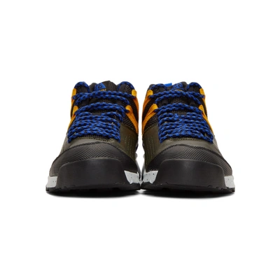 Shop Nike Acg Khaki And Blue Okwahn Ii Sneakers In 300 Sequoia