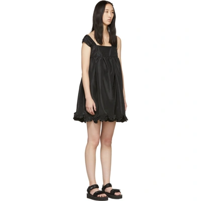 Shop Cecilie Bahnsen Black Mini Pil Dress