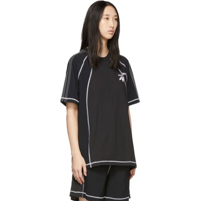 Shop Adidas Originals By Alexander Wang Black Aw T-shirt In Black/white