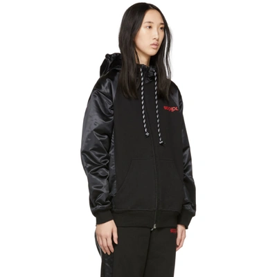 Shop Adidas Originals By Alexander Wang Black Aw Hoodie