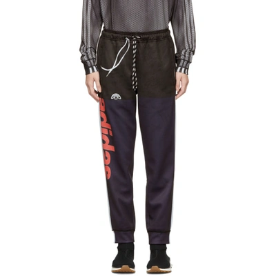 Shop Adidas Originals By Alexander Wang Navy And Black Photocopy Lounge Pants In Legendink/s