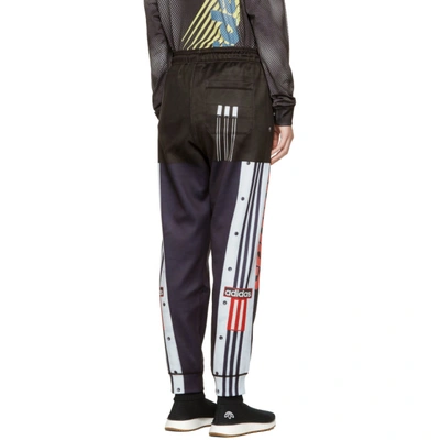 Shop Adidas Originals By Alexander Wang Navy And Black Photocopy Lounge Pants In Legendink/s