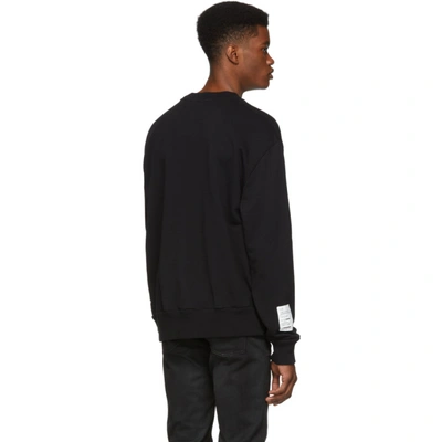 Shop Diesel Black S-bay-yc Sweatshirt In 900 Black