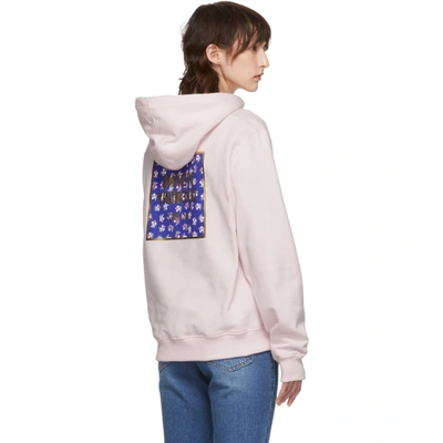 Shop Opening Ceremony Pink Floral Box Logo Hoodie In 6808 Pink S