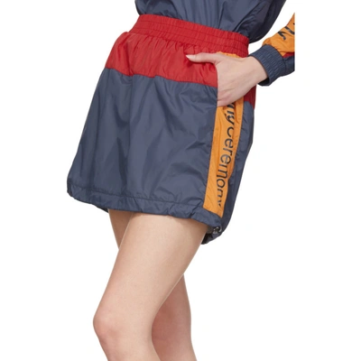 Shop Opening Ceremony Navy & Red Warm-up Miniskirt