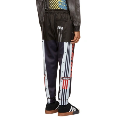 Shop Adidas Originals By Alexander Wang Navy & Black Photocopy Lounge Pants In Inkscarlet