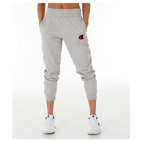 champion women's sweatpants grey