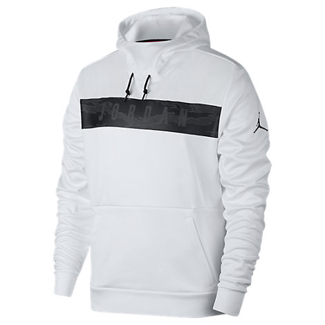 nike white therma hoodie