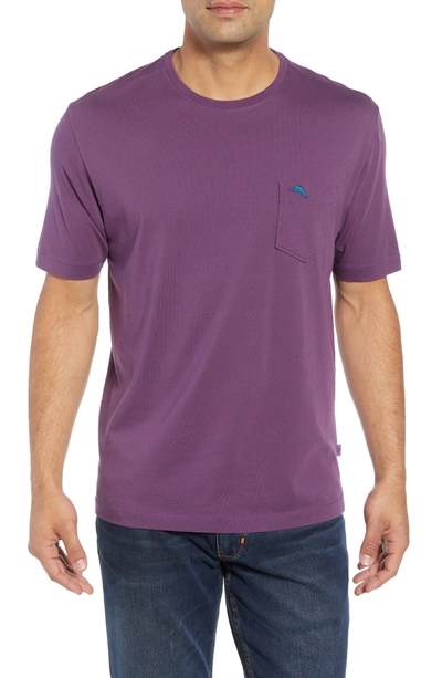 Shop Tommy Bahama 'new Bali Sky' Original Fit Crewneck Pocket T-shirt In Sea Thistle Purple