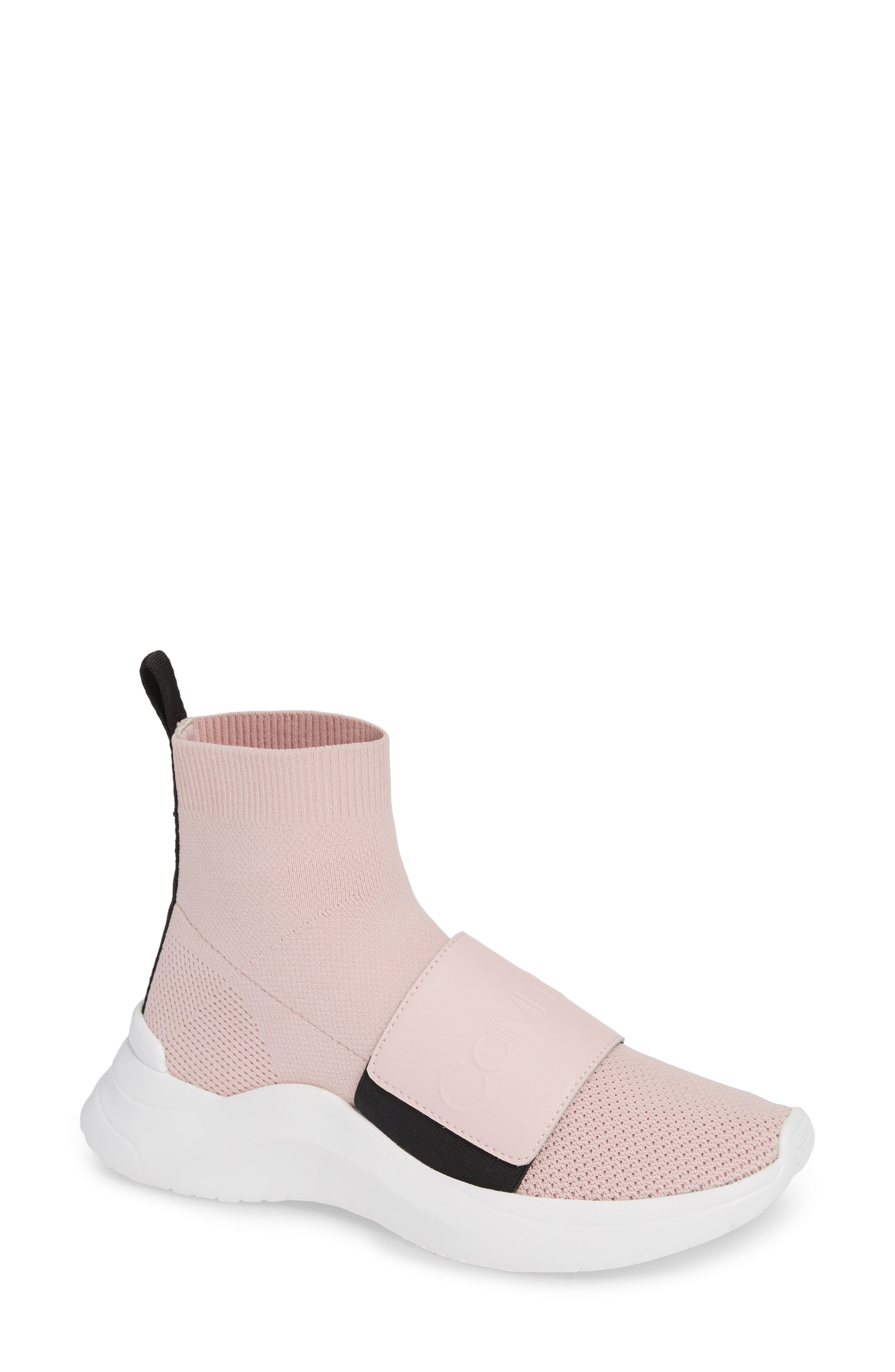 calvin klein uni sock knit sneaker