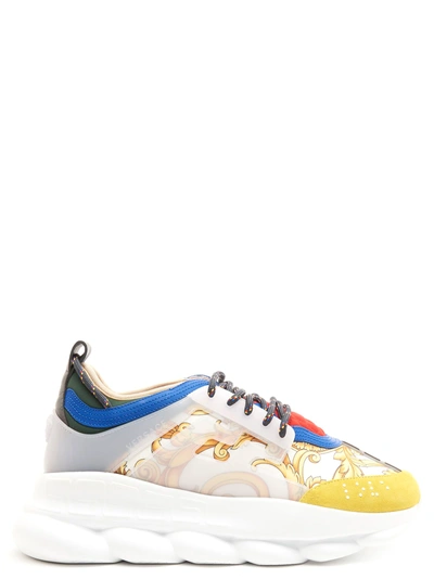 Shop Versace 'chain Reaction' Shoes In Multicolor