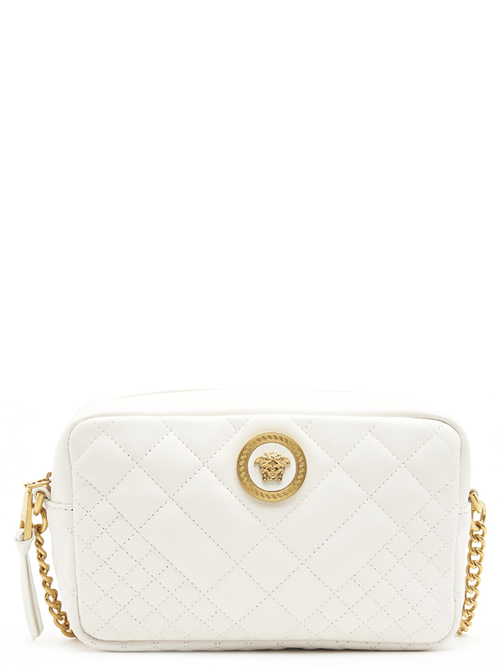versace purse white