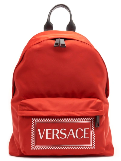 Shop Versace Bag In Red