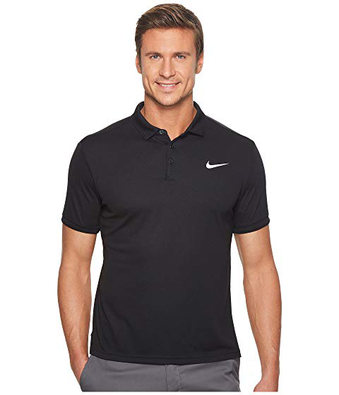 Nike Court Dry Tennis Polo, Black/black/white | ModeSens