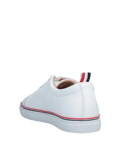 Shop Thom Browne Man Sneakers White Size 7 Soft Leather