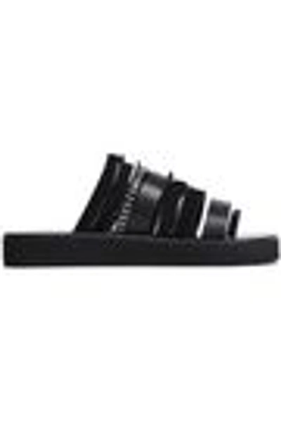 Shop 3.1 Phillip Lim / フィリップ リム 3.1 Phillip Lim Woman Studded Leather And Suede Sandals Black