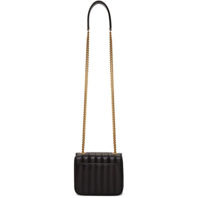 Shop Saint Laurent Black Small Vicky Chain Bag In 1000 Black