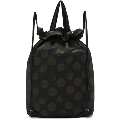 Shop Y's Navy Polka Dot Backpack