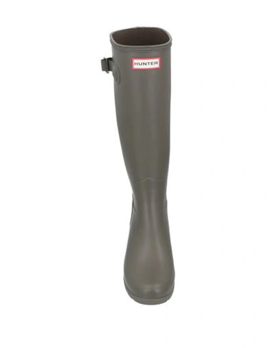 Shop Hunter Boots In Military Green