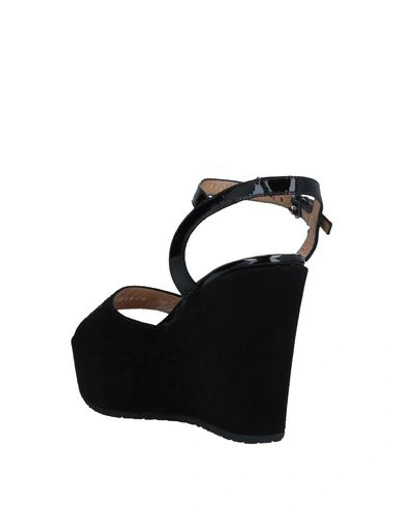 Shop Cesare Paciotti 4us Sandals In Black