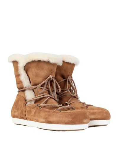 Shop Moon Boot Ankle Boots In Camel