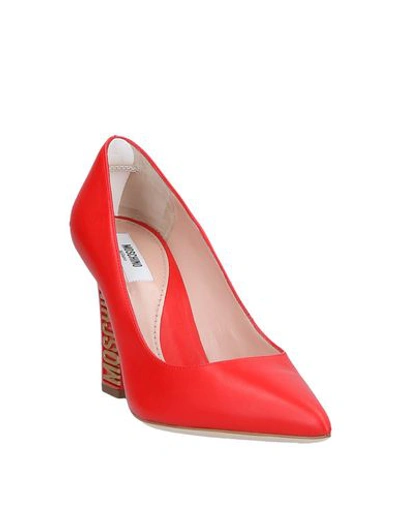 Shop Moschino Pump In Red