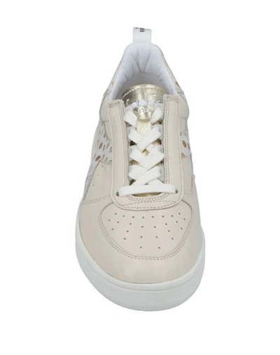 Shop Diadora Heritage Woman Sneakers Beige Size 5 Soft Leather