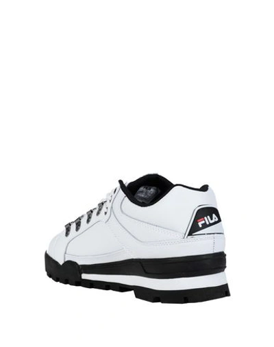 Shop Fila Trailblazer L Woman Sneakers White Size 8 Soft Leather
