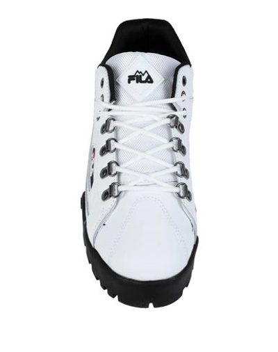 Shop Fila Trailblazer L Woman Sneakers White Size 8 Soft Leather