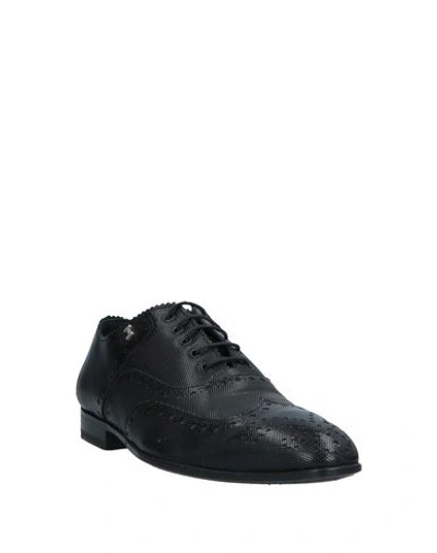 Shop Alexander Hotto Laced Shoes In Black