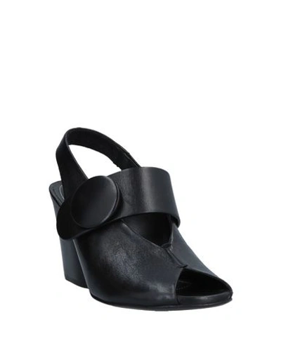 Shop Halmanera Woman Sandals Black Size 5 Soft Leather