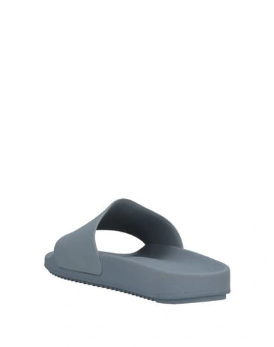 Shop Rick Owens Drkshdw Sandals In Light Grey