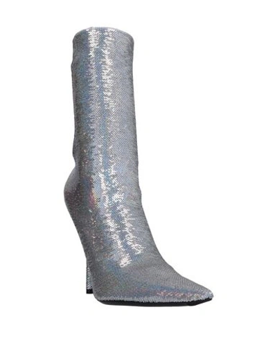 Shop Balenciaga Ankle Boot In Silver