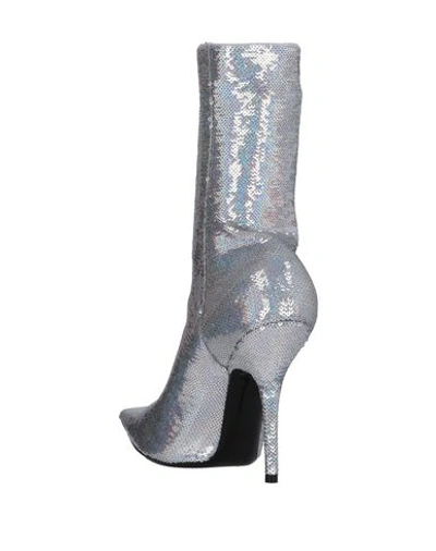 Shop Balenciaga Ankle Boot In Silver