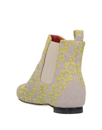 Shop Bams Ankle Boots In Beige