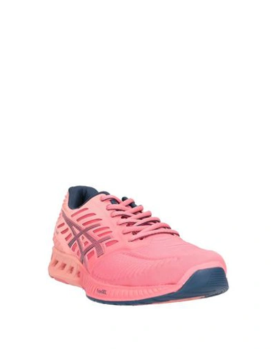 Shop Asics Sneakers In Salmon Pink