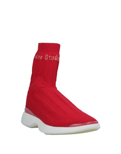 Shop Acne Studios Sneakers In Red