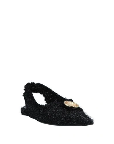 Shop Balenciaga Ballet Flats In Black