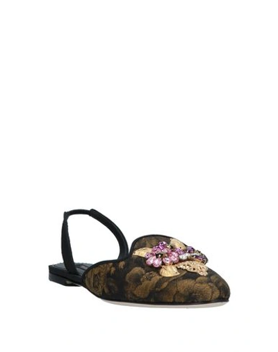 Shop Dolce & Gabbana Ballet Flats In Black