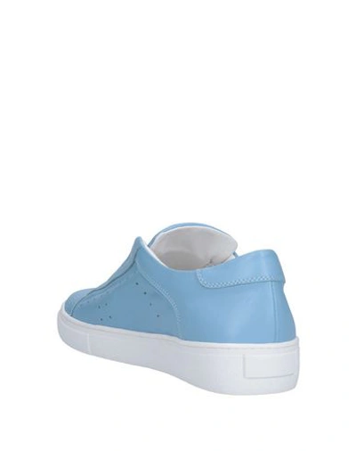 Shop Tosca Blu Woman Sneakers Sky Blue Size 6 Soft Leather