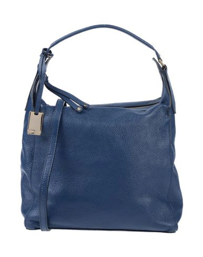 Shop Caterina Lucchi Handbags In Dark Blue