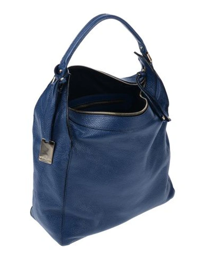 Shop Caterina Lucchi Handbags In Dark Blue