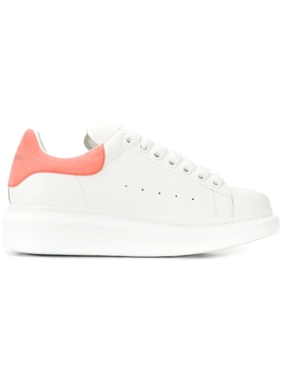 Shop Alexander Mcqueen Classic Low-top Sneakers - White