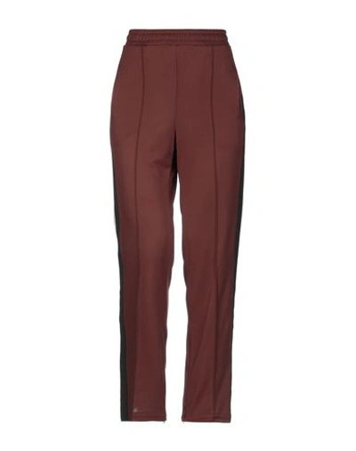 Shop Ganni Casual Pants In Cocoa
