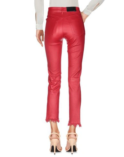 Shop Amiri Casual Pants In Red