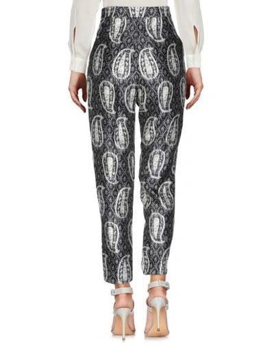 Shop Giambattista Valli Casual Pants In Steel Grey