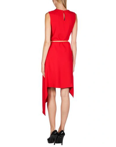 Shop Victoria Beckham Short Dress In Red