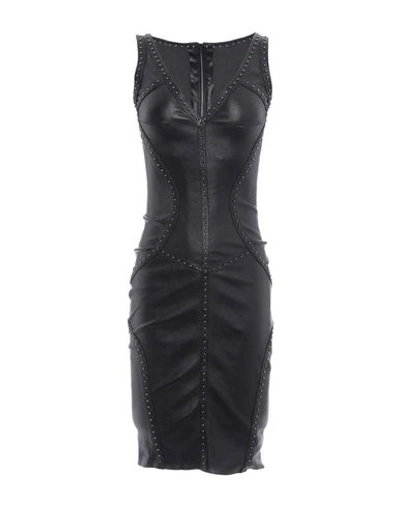 Shop Aphero Knee-length Dress In Black