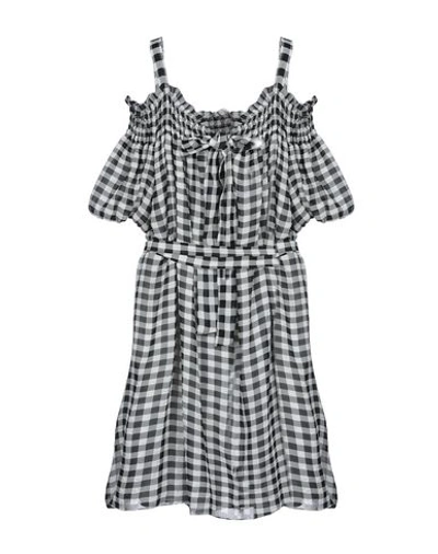 Shop Boutique Moschino Woman Mini Dress Black Size 10 Viscose, Acetate