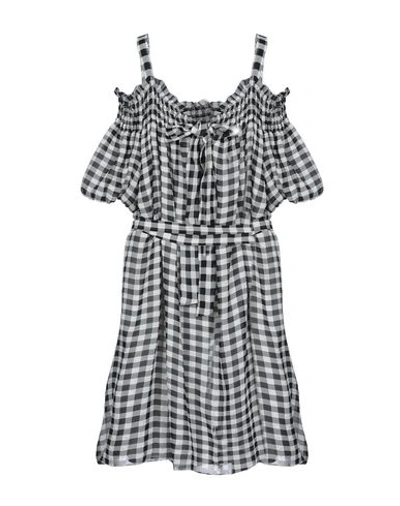 Boutique Moschino Short Dresses In Black